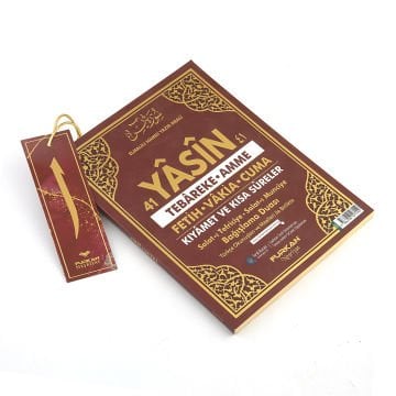 13x17 Cm 8 Farklı Renk Seçeneği 128 Sayfa Çanta Boy Renkli Arapça/Türkçe Yasin Kitabı (50 Adet)