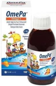Omepa Omega 3 Portakal Aromalı Şurup 150 ml 8680133000966