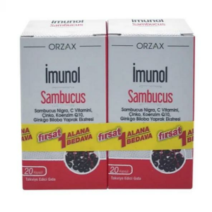 İmunol Sambucus 20 Kapsül 1+1 8697595877548