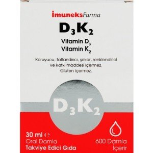Imuneks Vitamin D3 + K2 30 ml Damla