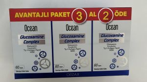 Ocean Glucosamine Complex 180 Kapsül - 3 Al 2 Öde 8697595872659