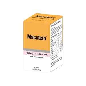 Macutein 60 Kapsül Lutein Zeaxanthin Dha  8699868780012