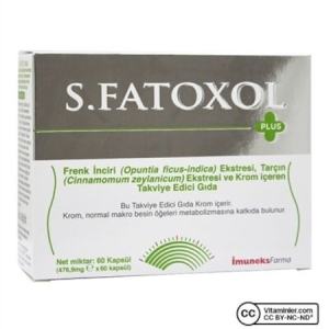 S. Fatoxol Plus Takviye Edici Gıda 60 Kapsül