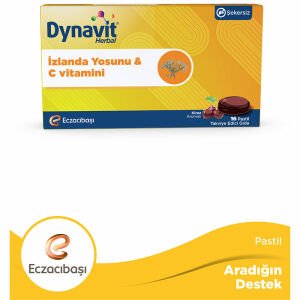 Dynavit Herbal Izlanda Yosunu & Vitamin C 16 Pastil 8699586114526