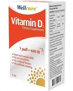 Wellcare Vitamin D3 600 IU