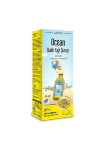 Ocean Omega 3 Limonlu Balık Yağı Şurubu 150 ml 8697595870815