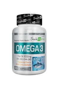 Suda Vitamin Omega 3 2000 mg 50 Yumuşak Kapsül 8681571351924