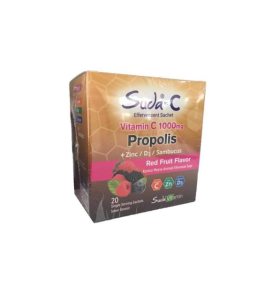 Suda C Vitamin C 1000 mg Propolis + Zinc / D3 / Sambucus 20 Saşe 8681571356219