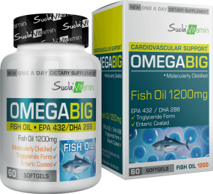 Suda Vitamin Omega Big 1200 mg 60 Yumuşak Kapsül 8681571352167