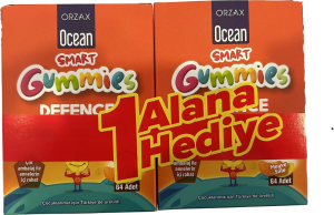 Ocean Smart Gummies Defence 64'lü 1 Alana 1 Bedava 8697595873618