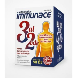 Vitabiotics Immunace 30x3 Tablet 3 Al 2 Öde