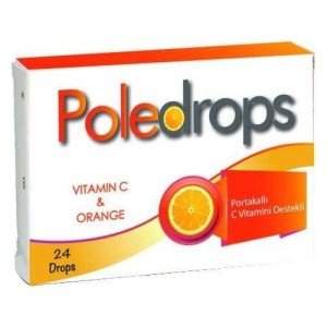 Poledrops Portakal C Vitamini Pastil 24 Adet 8699956000251