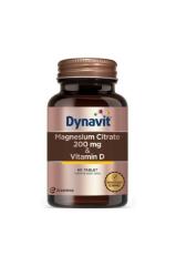 Dynavit Magnesium Citrate 200 Mg & Vitamin  D 60 Tablet