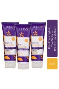 Biotin & Keratin Saç Bakım Şampuanı x3'lü Avantajlı Set