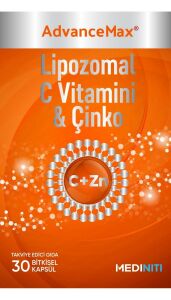 Advancemax Lipozomal C Vitamini & Çinko 30 Kapsül  8684375607549