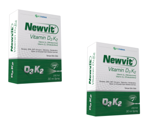 Newvit Vitamin D3 K2 Sprey 30 ML 2 Adet