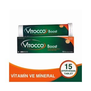 Vitocco Boost 15 Efervesan Tablet 8699514020240