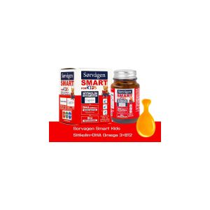 Sorvagen Smart Kids Sitikolin DHA Omega 3 Norveç Balık Yağı B12 60 Kapsül 8680057351717