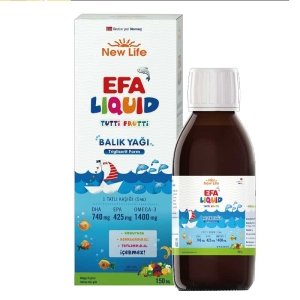 NewLife Efa Liquid 150 ml Tutti Frutti Balık Yağı 7640128141068