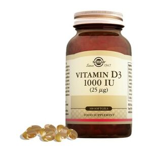 Solgar Vitamin D3 1000 IU 100 Tablet 033984033405