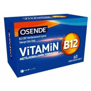 Osende Vitamin B12 60 Ağızda Dağılan Tablet 8680133000775