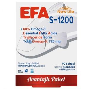 NewLife EFA S-1200 mg 90 Kapsül 7640128141105