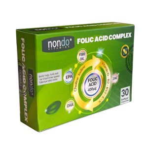 Nondo Folic Asit Complex 30 Kapsül 8682911314371