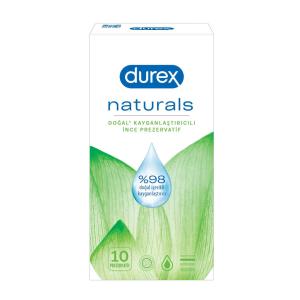 Durex Naturals Prezervatif 10'lu 5052197059342