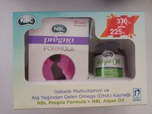 NBL Pregna Formula 30 Tablet + Algae Oil 30 Kapsül 8699540035775