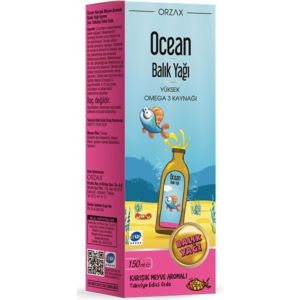 Ocean Tutti Frutti Karışık Meyve Aromalı Balık Yağı Şurup 150 ml 8697595870754