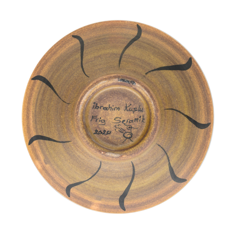 Selçuklu Stilize Balıklı Kase (16cm)