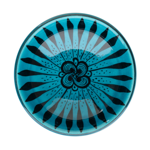 Selçuklu Radyal ve Çiçek Desenli Kase (16cm)