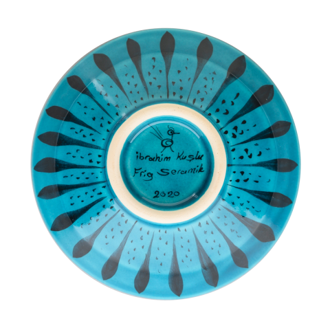 Selçuklu Radyal ve Çiçek Desenli Kase (16cm)