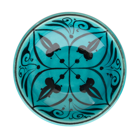 Selçuklu Stilize Bitki Motifli Kase (16cm)