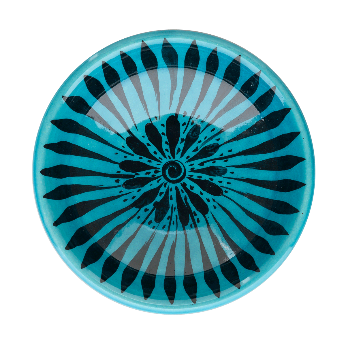 Selçuklu Çiçekli Radyal Desenli Kase (16cm)