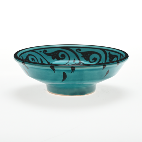 Selçuklu Stilize Yaprak ve Kuş Desenli Kase (16cm)