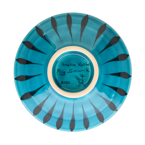 Selçuklu Radyal ve Kuş Desenli Kase (16cm)