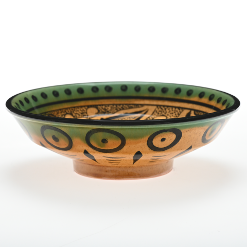 Selçuklu Stilize Geyik Motifli Kase (22cm)