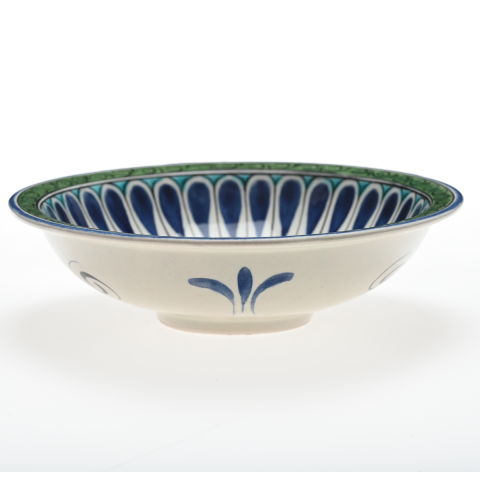 Beylikler Dönemi Radyal ve Balık Motifli Tabak 23cm