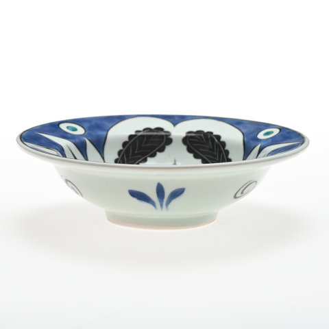 Selçuklu Su İçen Tavus Kuşları Kenarlı Tabak (19cm)