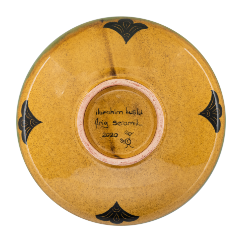 Selçuklu Sren Motifli Tabak (19cm)