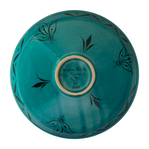 Selçuklu Stilize Geometrik Desenli Kase (26cm)