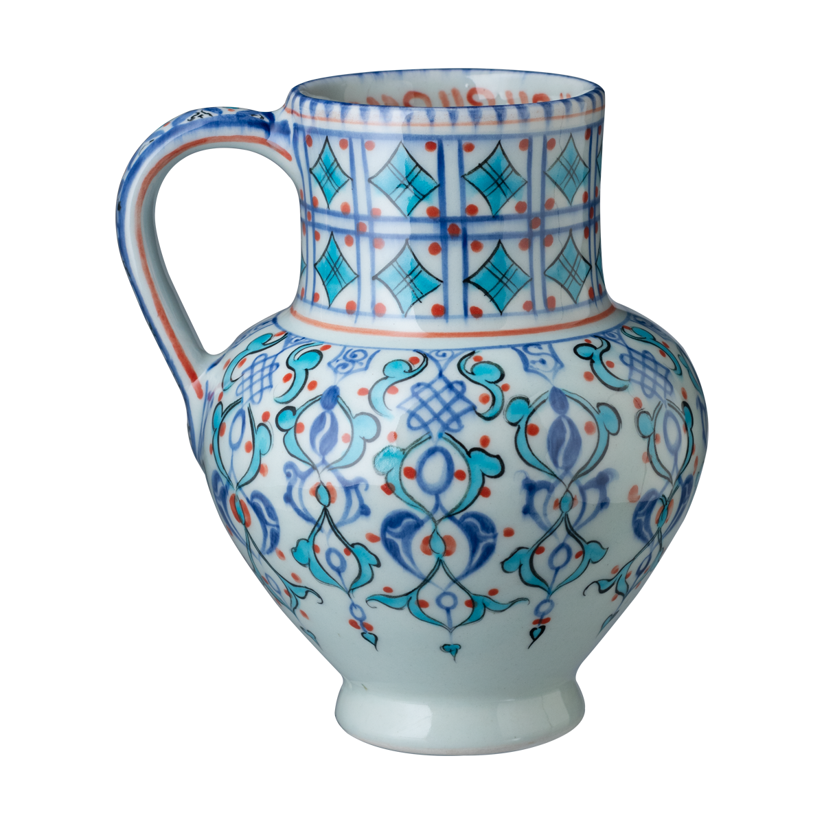 Selçuklu Geometrik ve Doğa Motifli Maşrapa