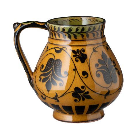 Selçuklu Stilize Çiçek Desenli Maşrapa