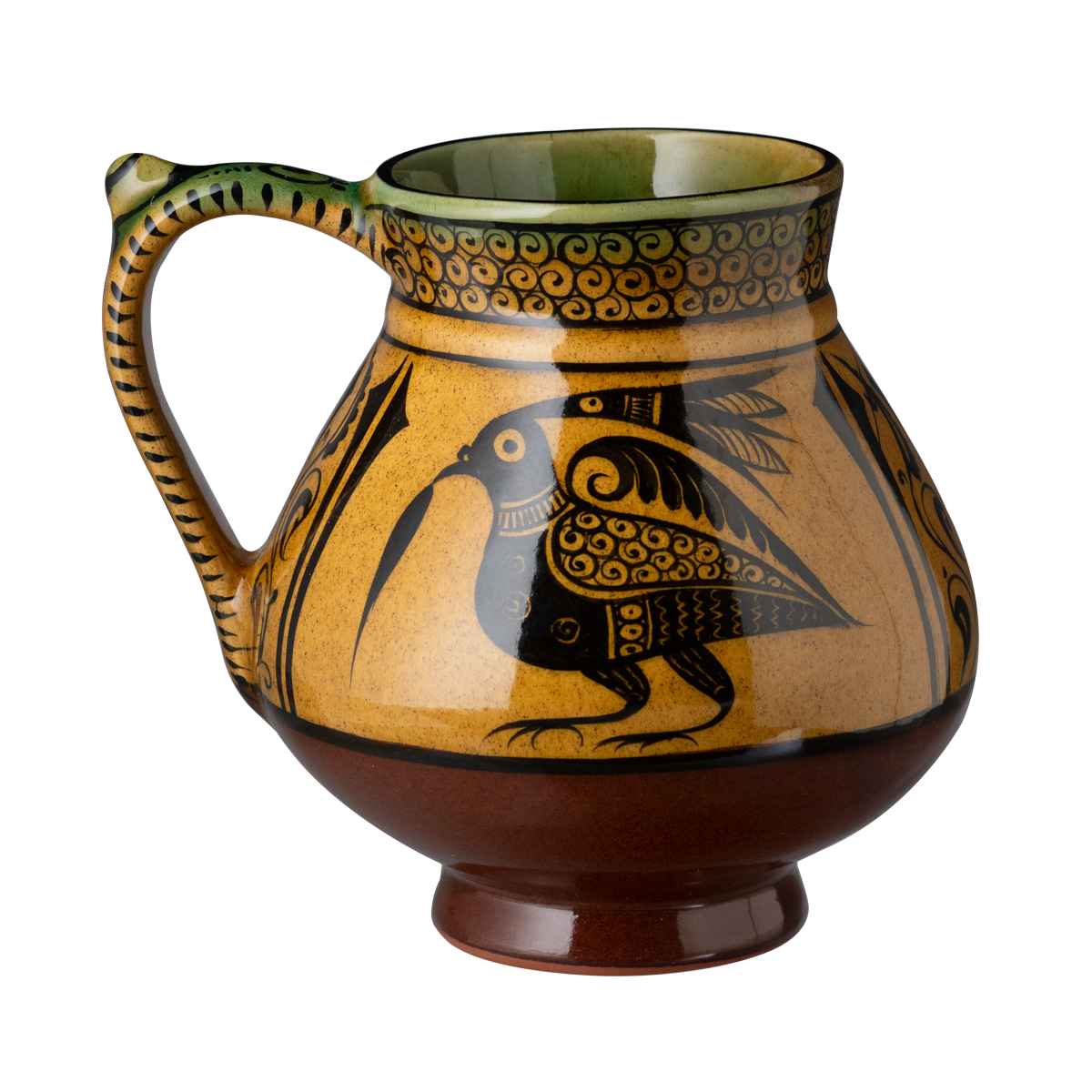 Selçuklu Stilize Kuş Motifli Maşrapa