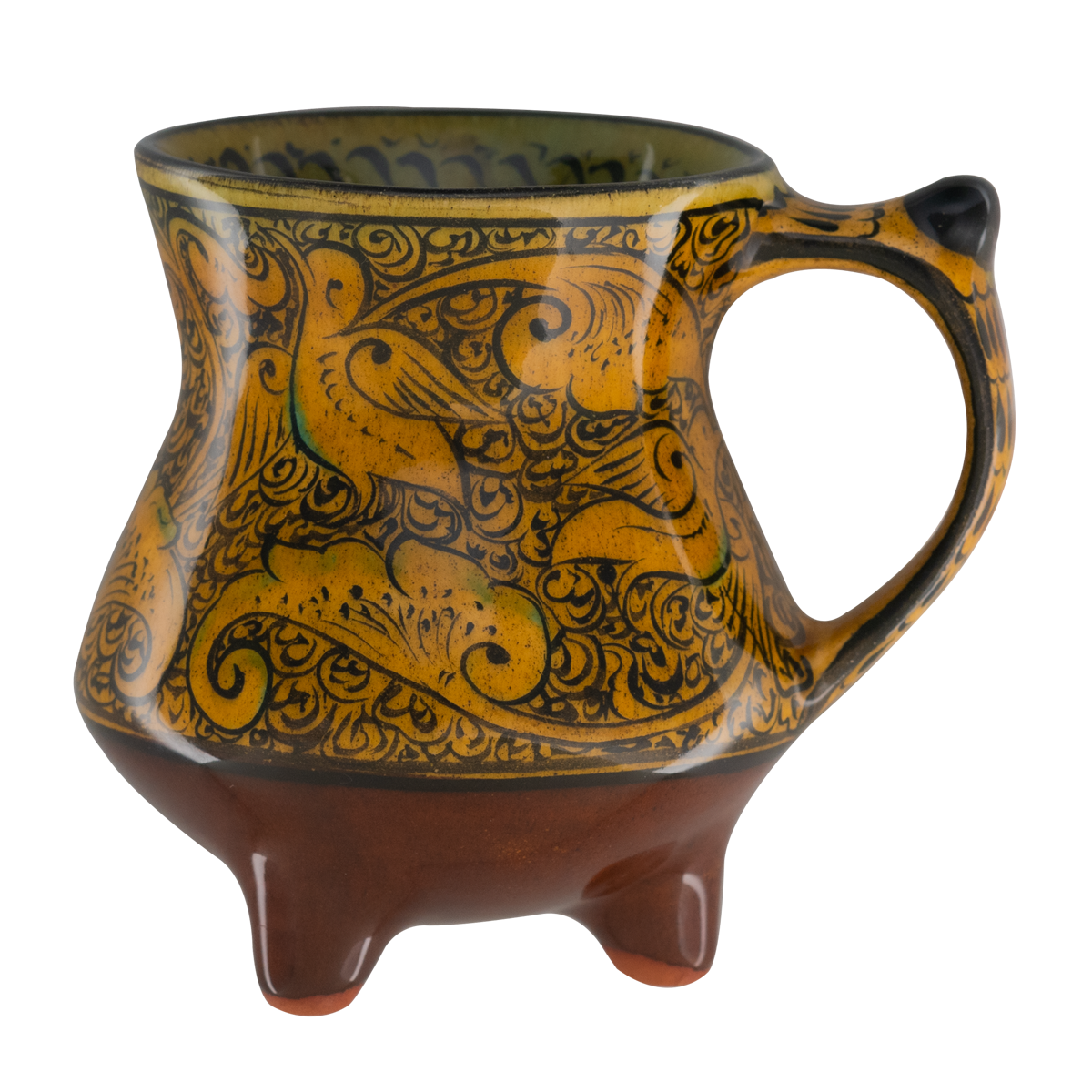 Selçuklu Kuş ve Doğa Motifli Bardak