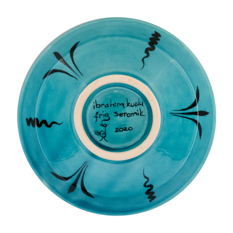 Selçuklu Stilize Balık Desenli Kase (16cm)