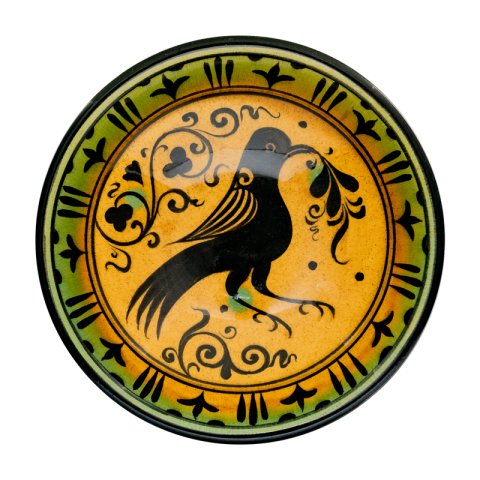 Selçuklu Stilize Kuş Desenli Kase (16cm)