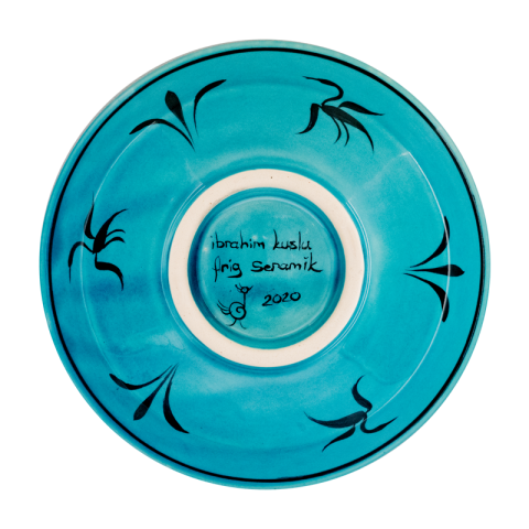 Selçuklu Stilize Kuş Desenli Kase (16cm)