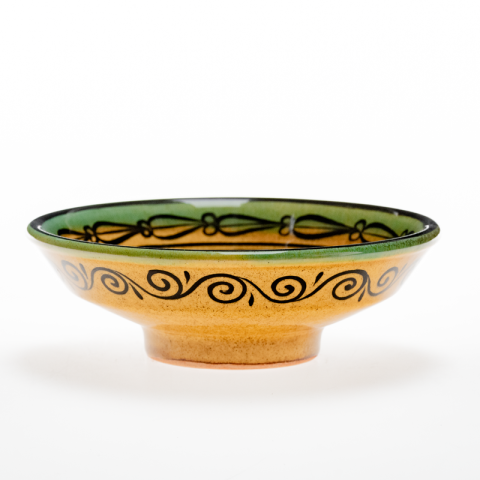 Selçuklu Stilize Tavşan Desenli Kase (16cm)